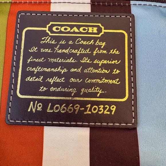Vtg Coach Ali Legacy 65th Annvsry Ltd Edition Shoulder Bag 10329 Whiskey - Picture 13 of 16